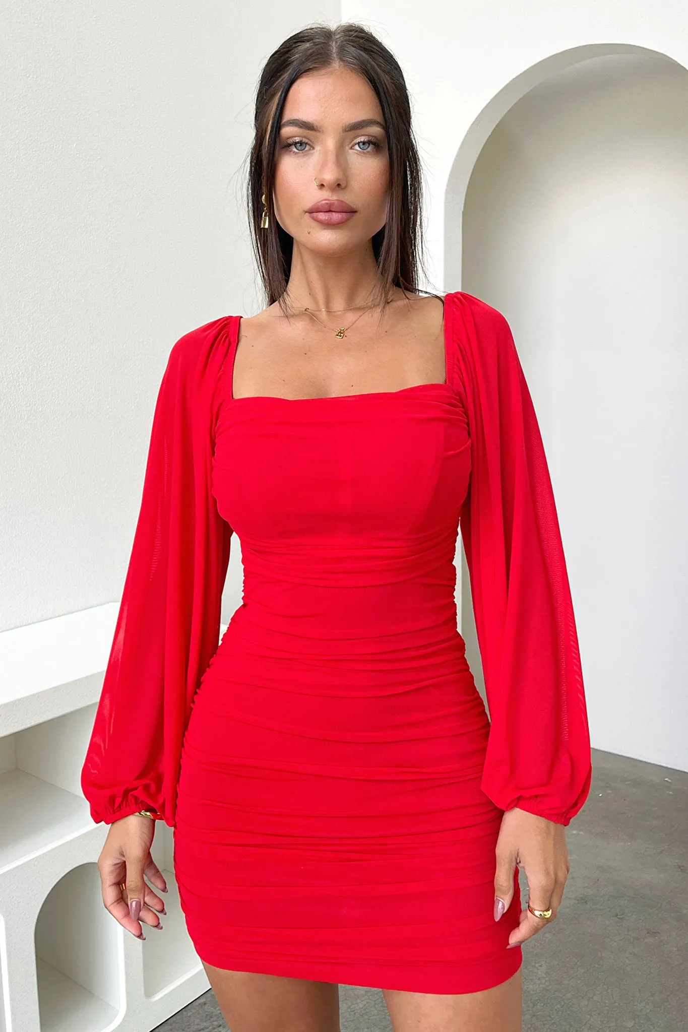 Charming Fashion Marie Dress - Red