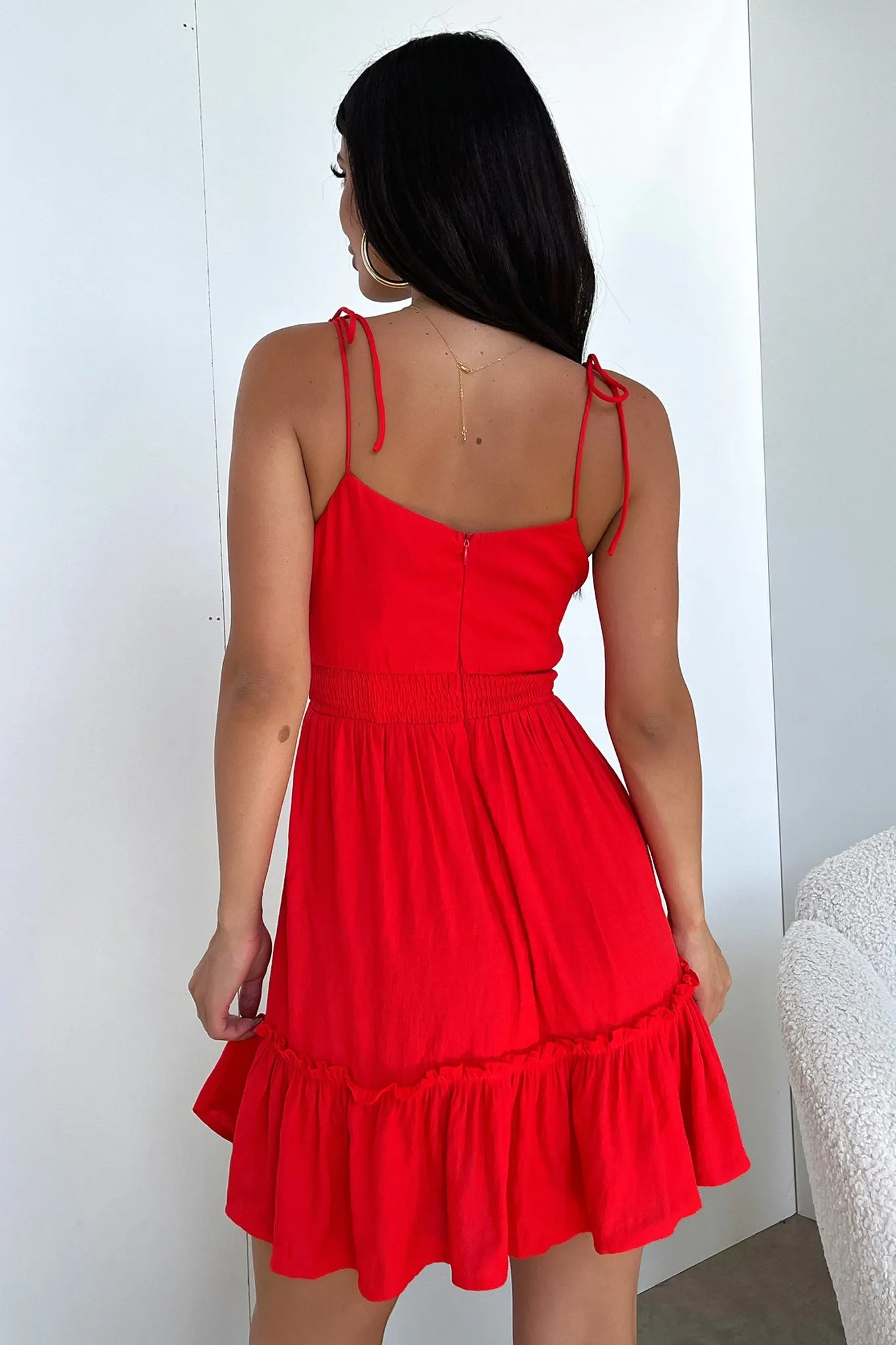 Trend Star Primerose Dress - Red
