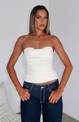 City Streets Bustier Off White Hypoallergenic Lining