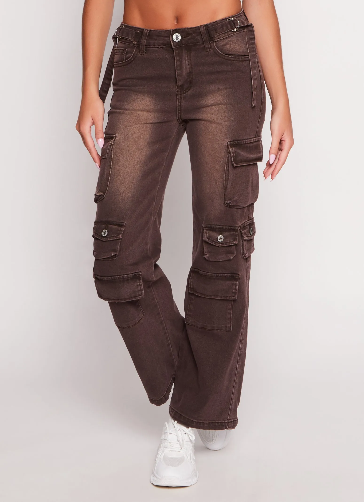 VIP Whiskered Straight Leg Cargo Jeans Luxury Textured Athlete Fit No Hassle Fit