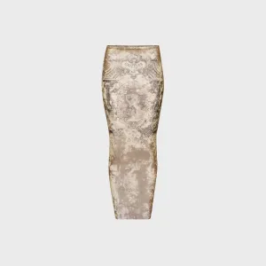 Jean Paul Gaultier Mesh Long Skirt - Printed M??daillon Soft Outfit Dance Practice