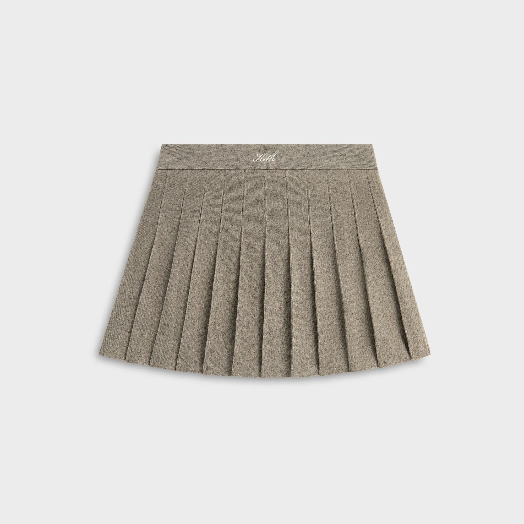 All Day Look Kith Women Hana Pleated Sweater Skort - Graphite