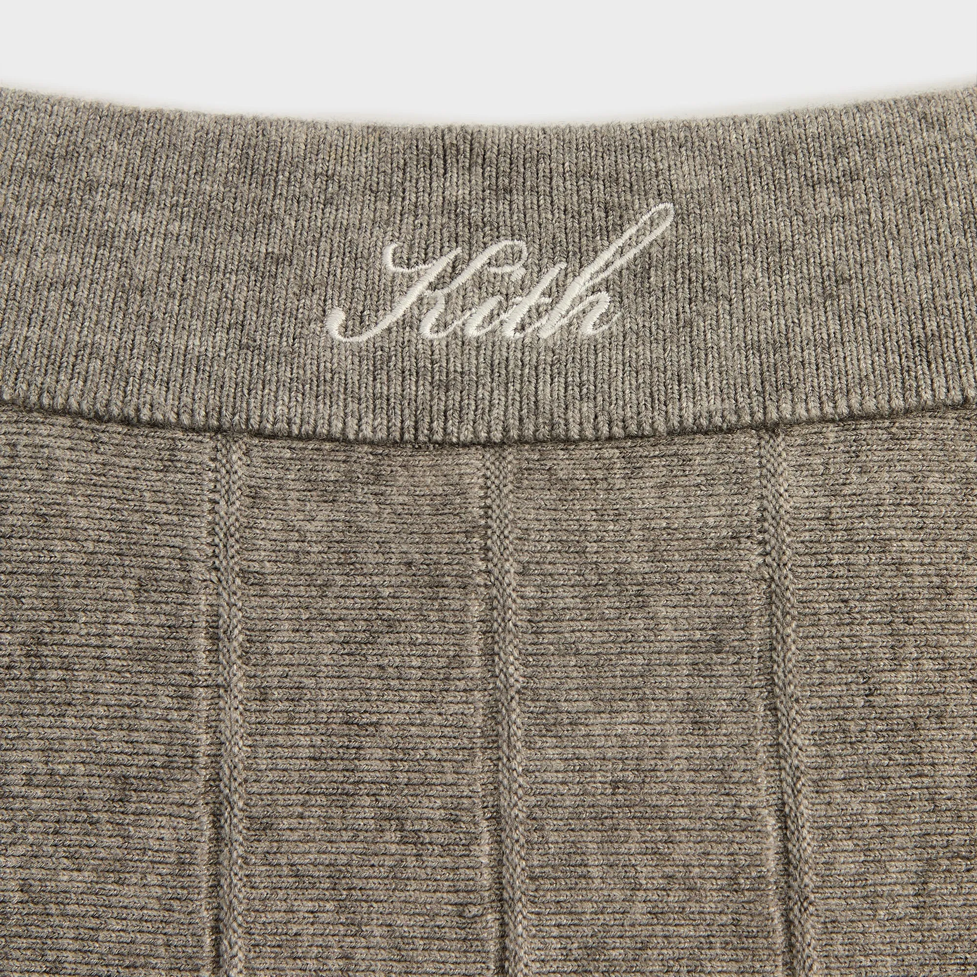 Kith Women Hana Pleated Sweater Skort - Graphite Elegant Look Sustainable