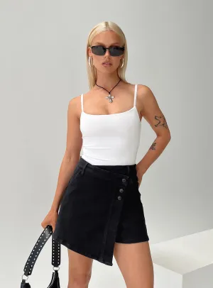 Soft Palette Kaycie Wrap Skort Black Denim
