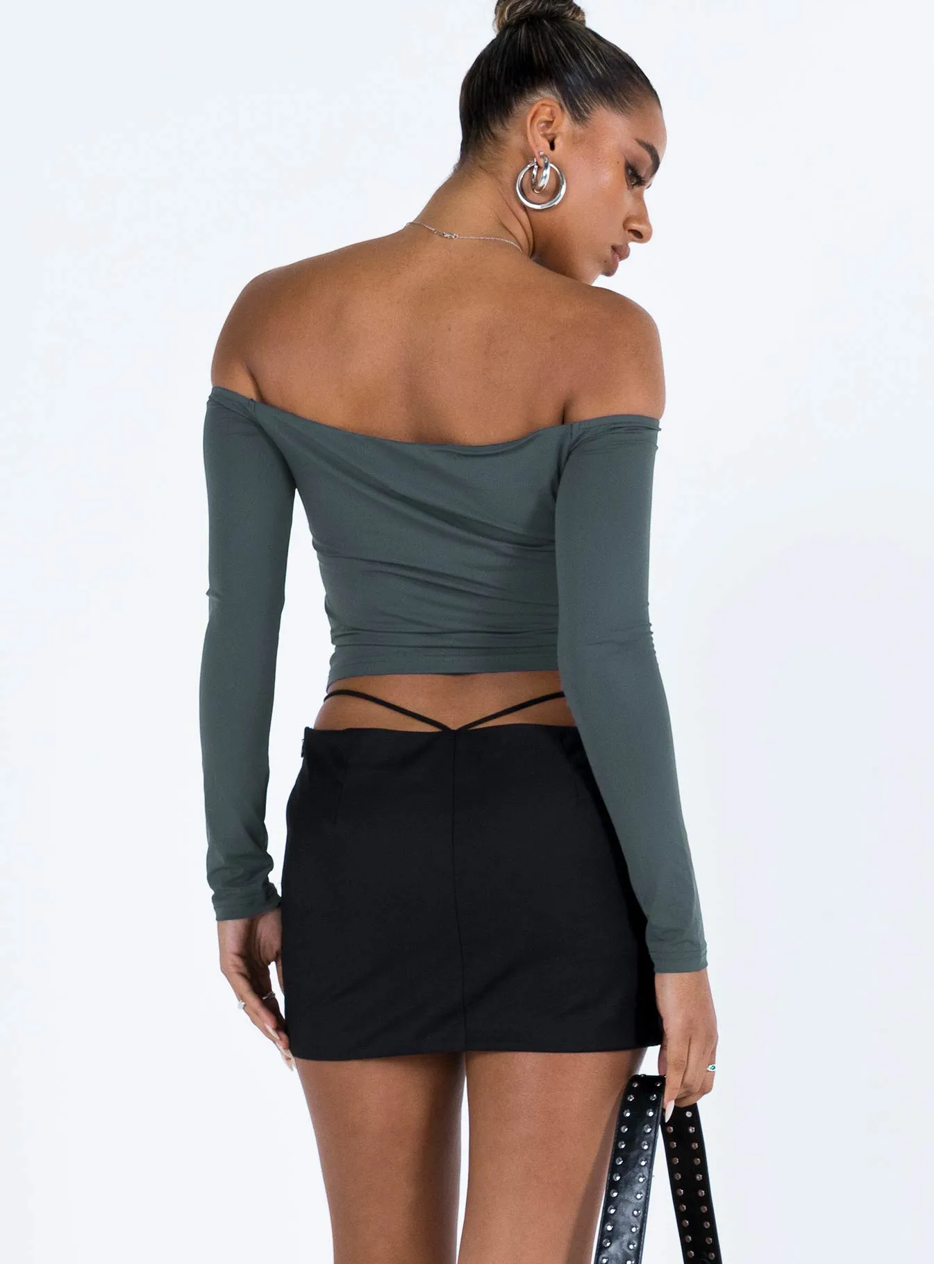 Diez Mini Skirt Licorice Subtle Mood Limited Quantity