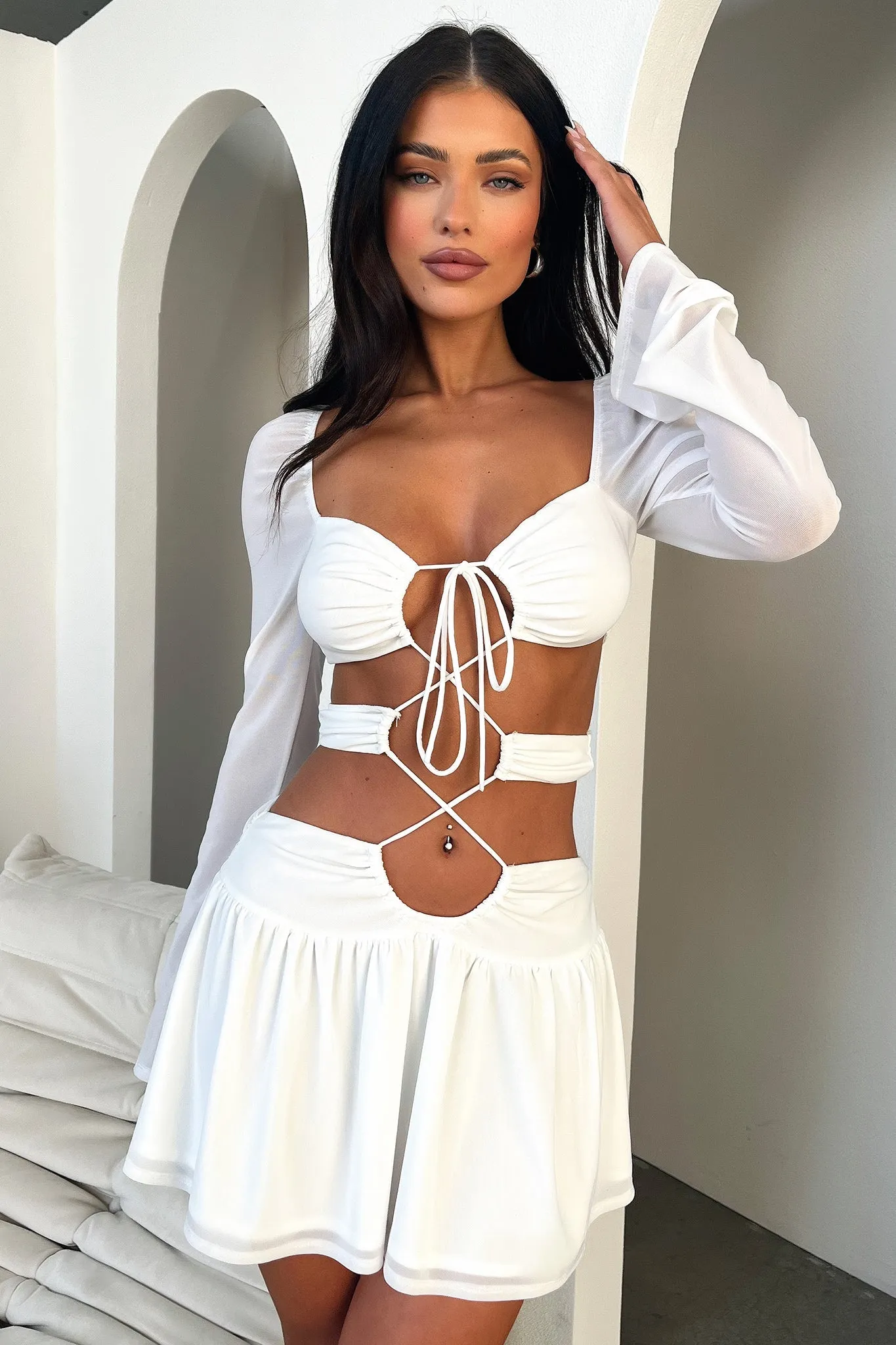 Trendy Appeal Ileana Dress - White