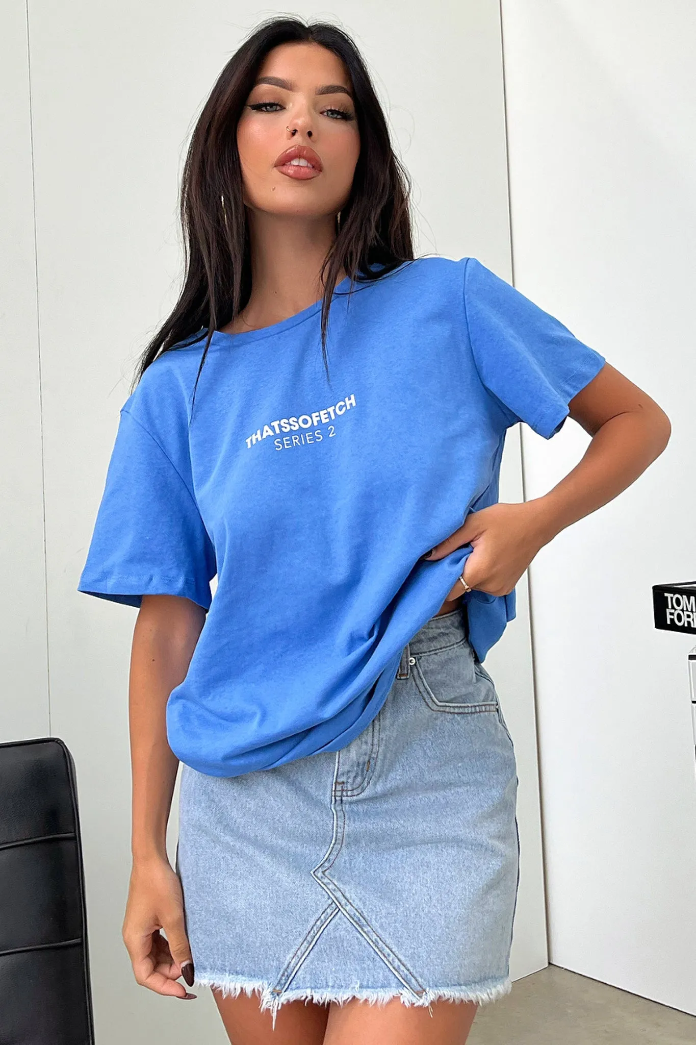 loose fitting Series 2 Tee - Royal Blue