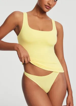 Square Neck Tank Top Temperature Regulating Fibers