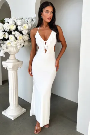 Zaric Maxi Dress - White Drift Sand