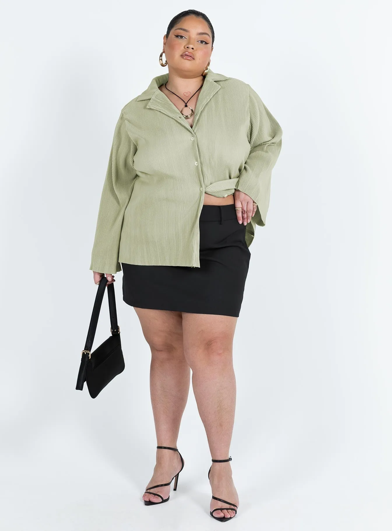 Adam Mini Skirt Black Curve Style Preview