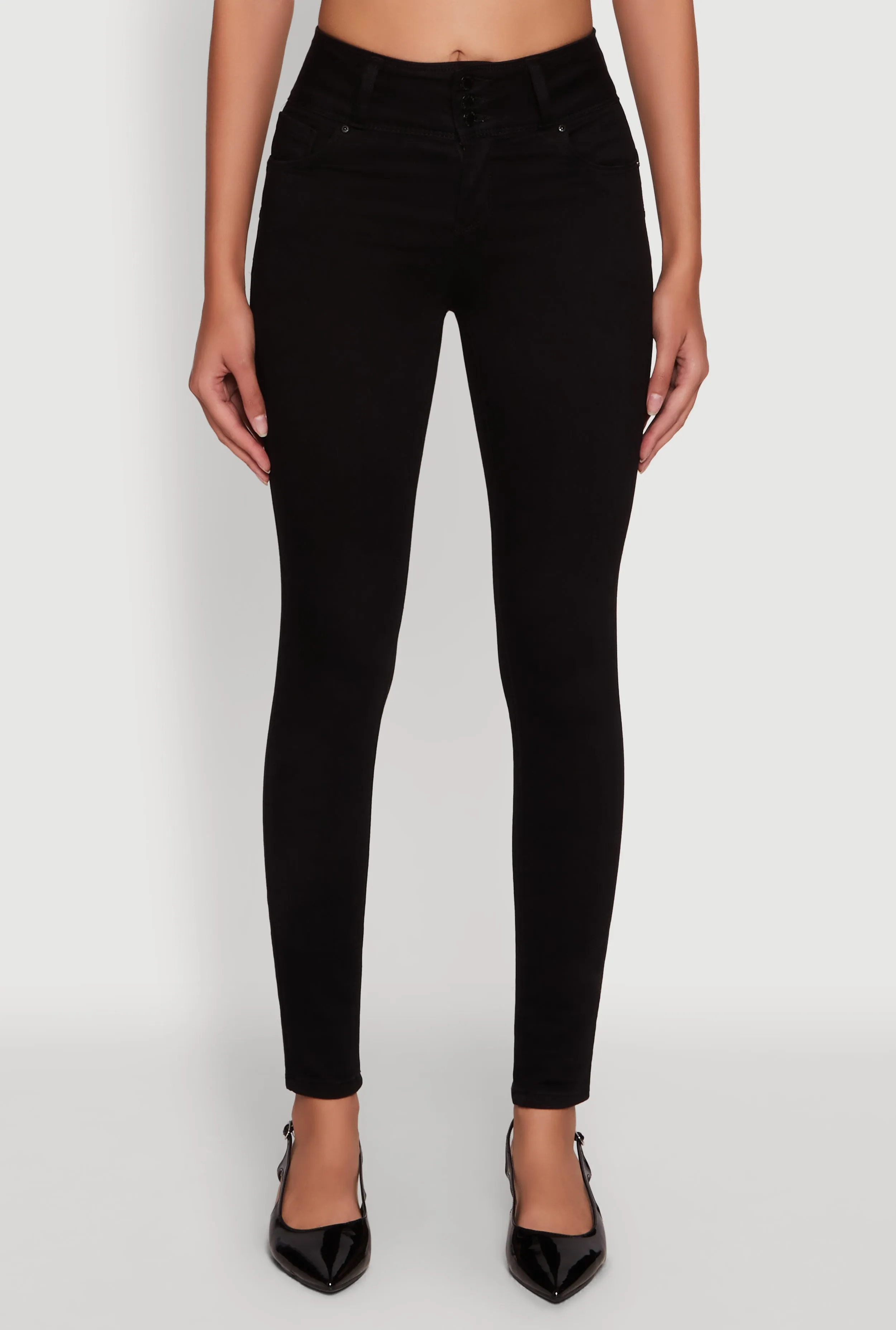 WAX High Waisted Push Up Skinny Jeans Function Fit
