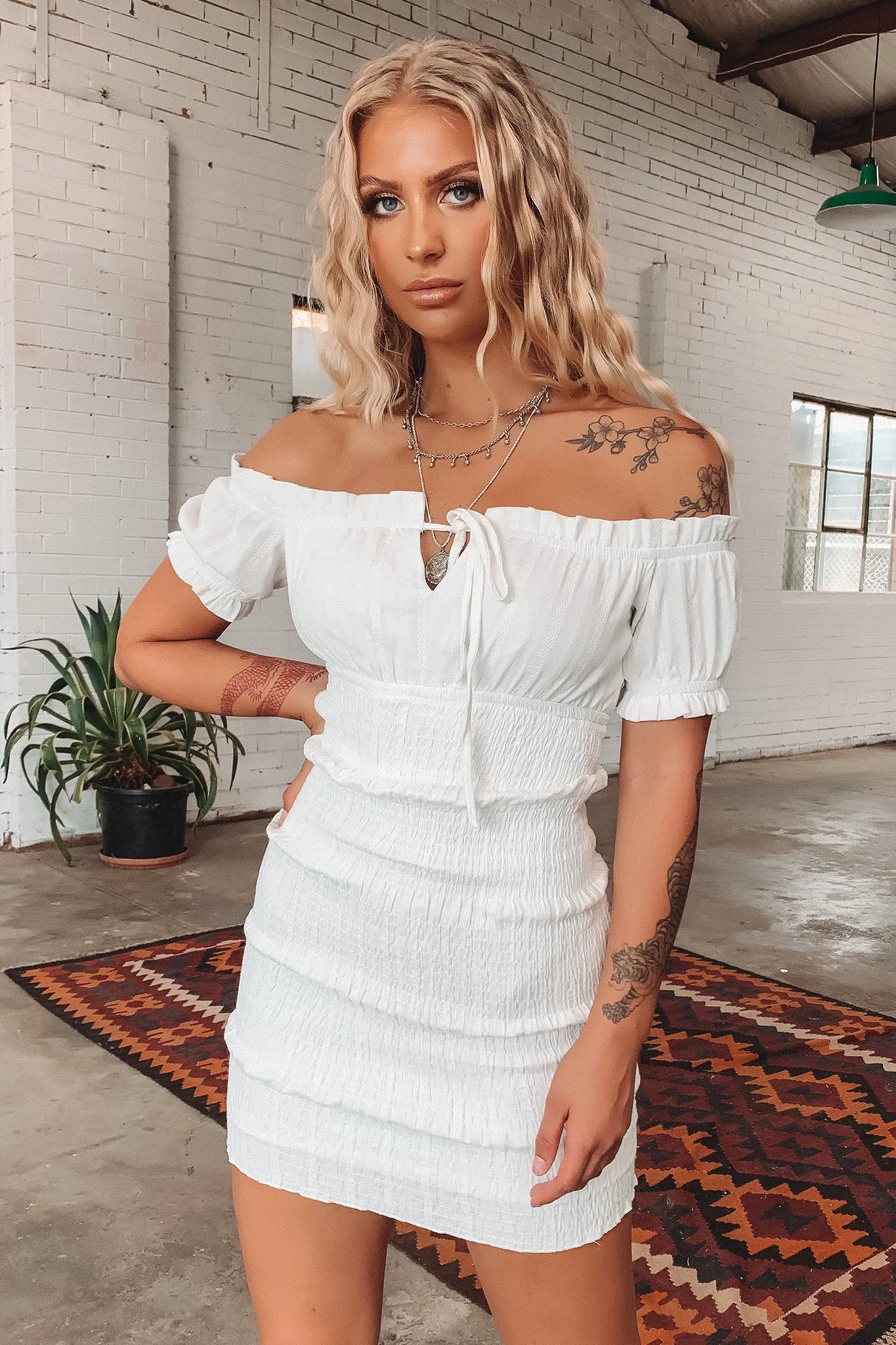 Dex Dress - White Edge Fresh