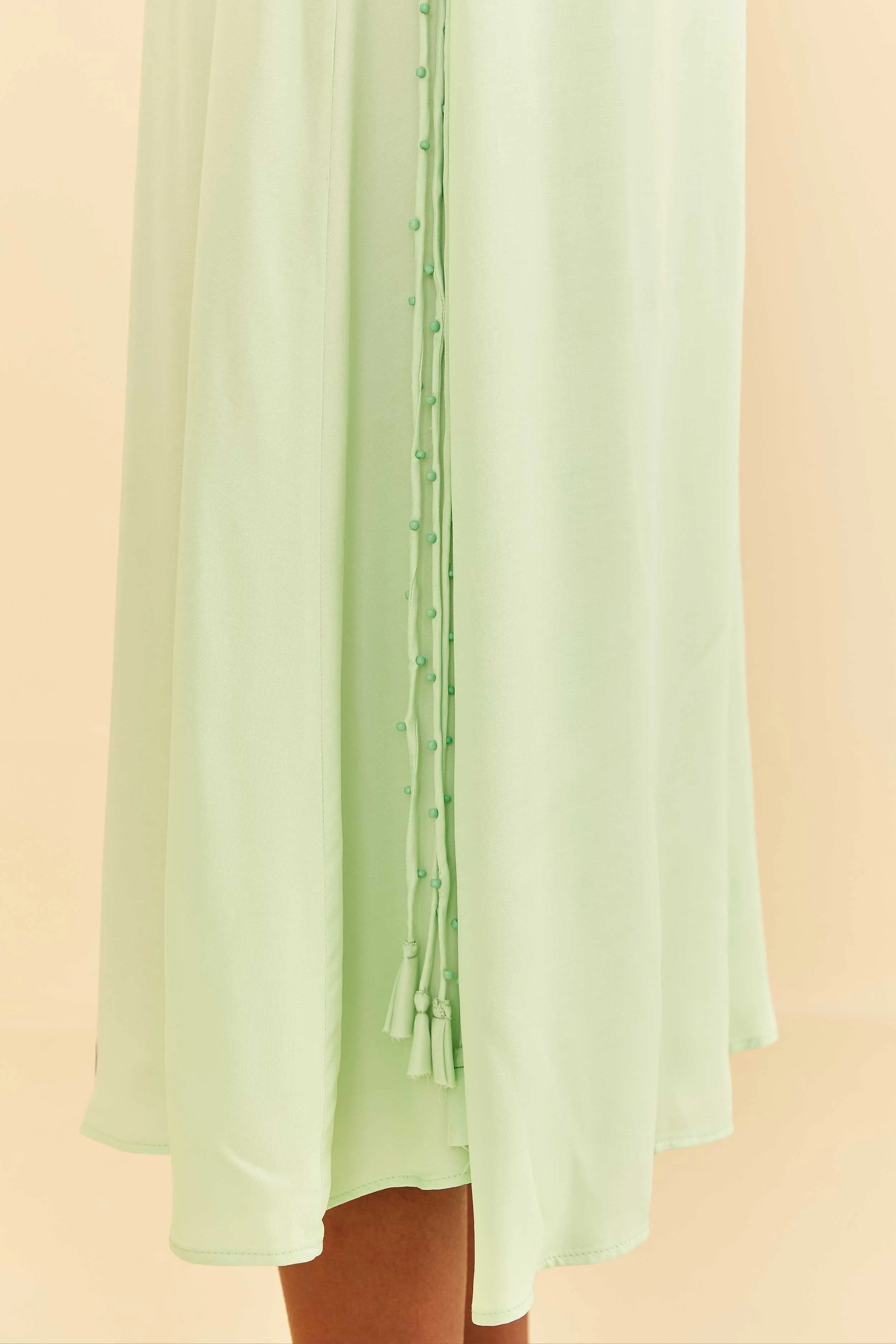 Mint Midi Skirt Laidback Mood