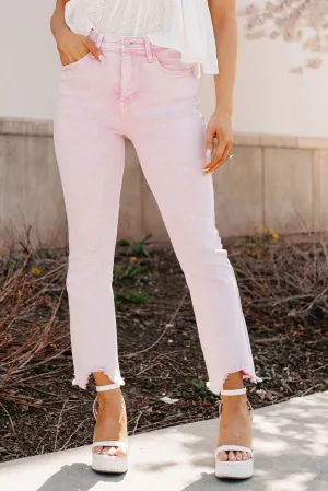 Outdoor Adventure Stylish Family Style Student Outfit Earthy Brad Tummy Control Kick Flare Saige Jeans (Orchid)