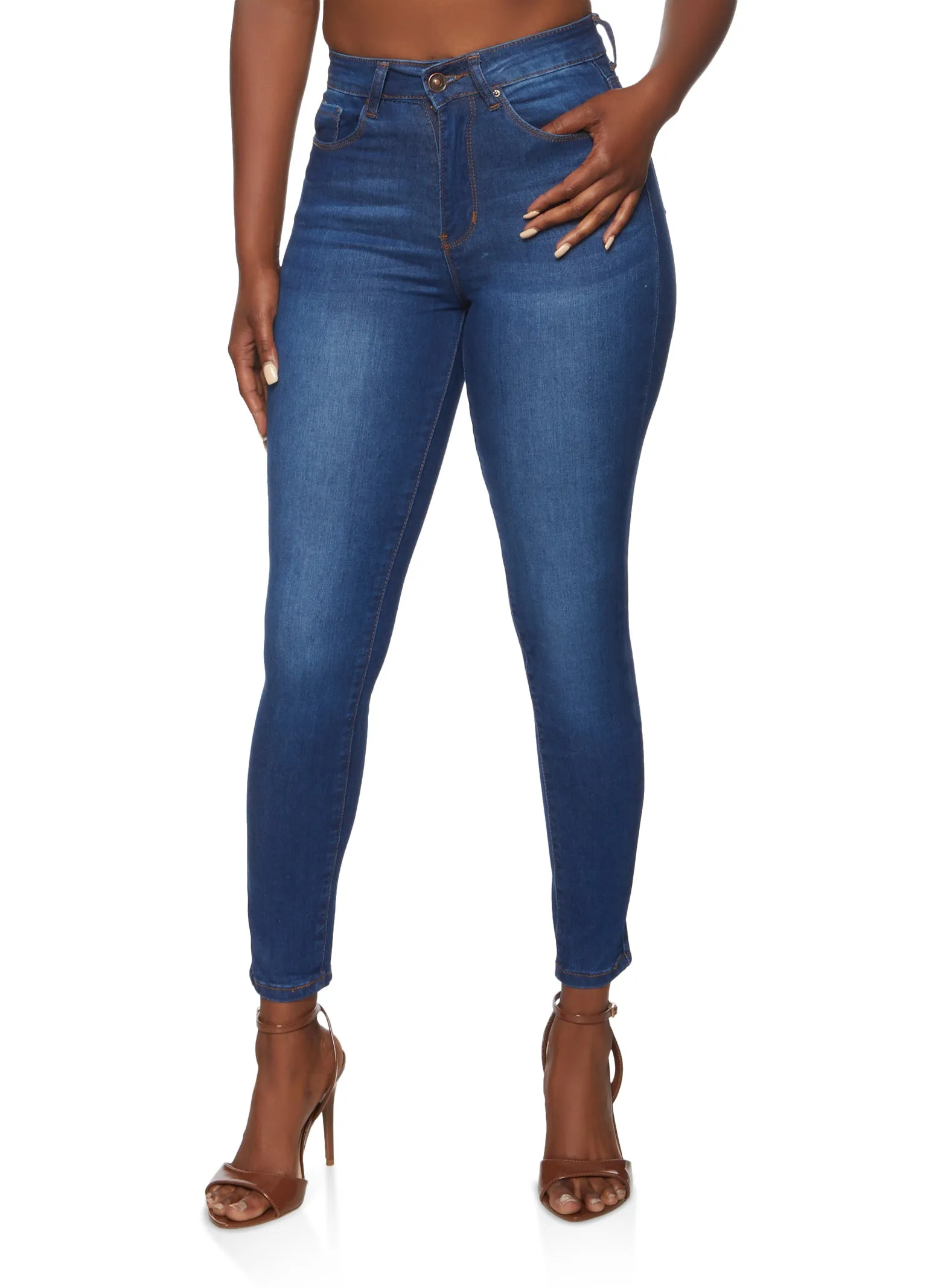 WAX Basic Skinny Jeans Morning Stroll Outdoor Adventure Date Night Nature Lover Gym Ready Music Event