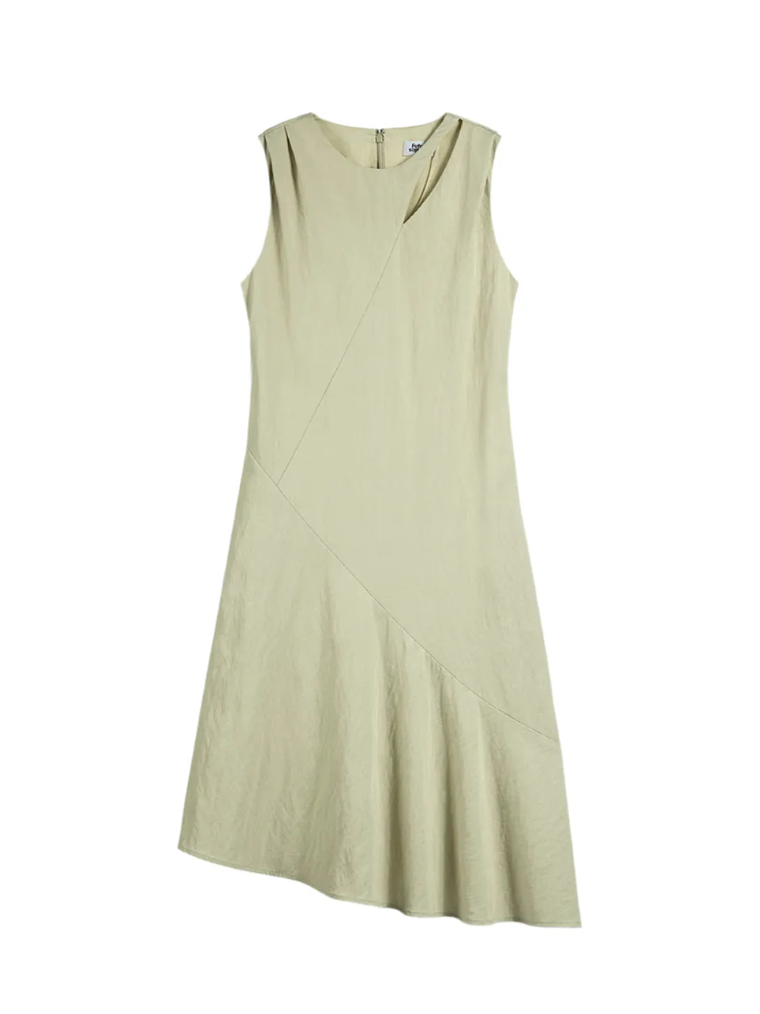 MoistureWicking Technology Asymmetric Slit Dress