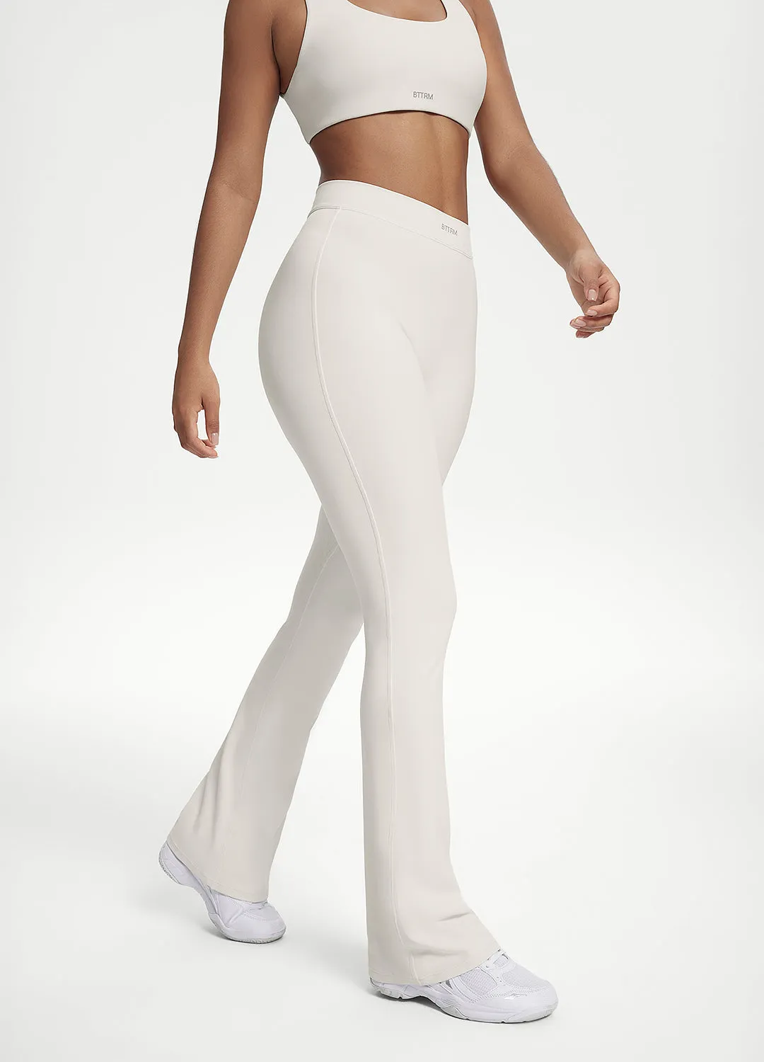 Breathable Fabric For Men Scrunch Back Flared Leggings