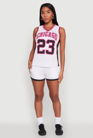 Graphic Basketball Jersey Stretch Recovery Fabric Outdoor Ready