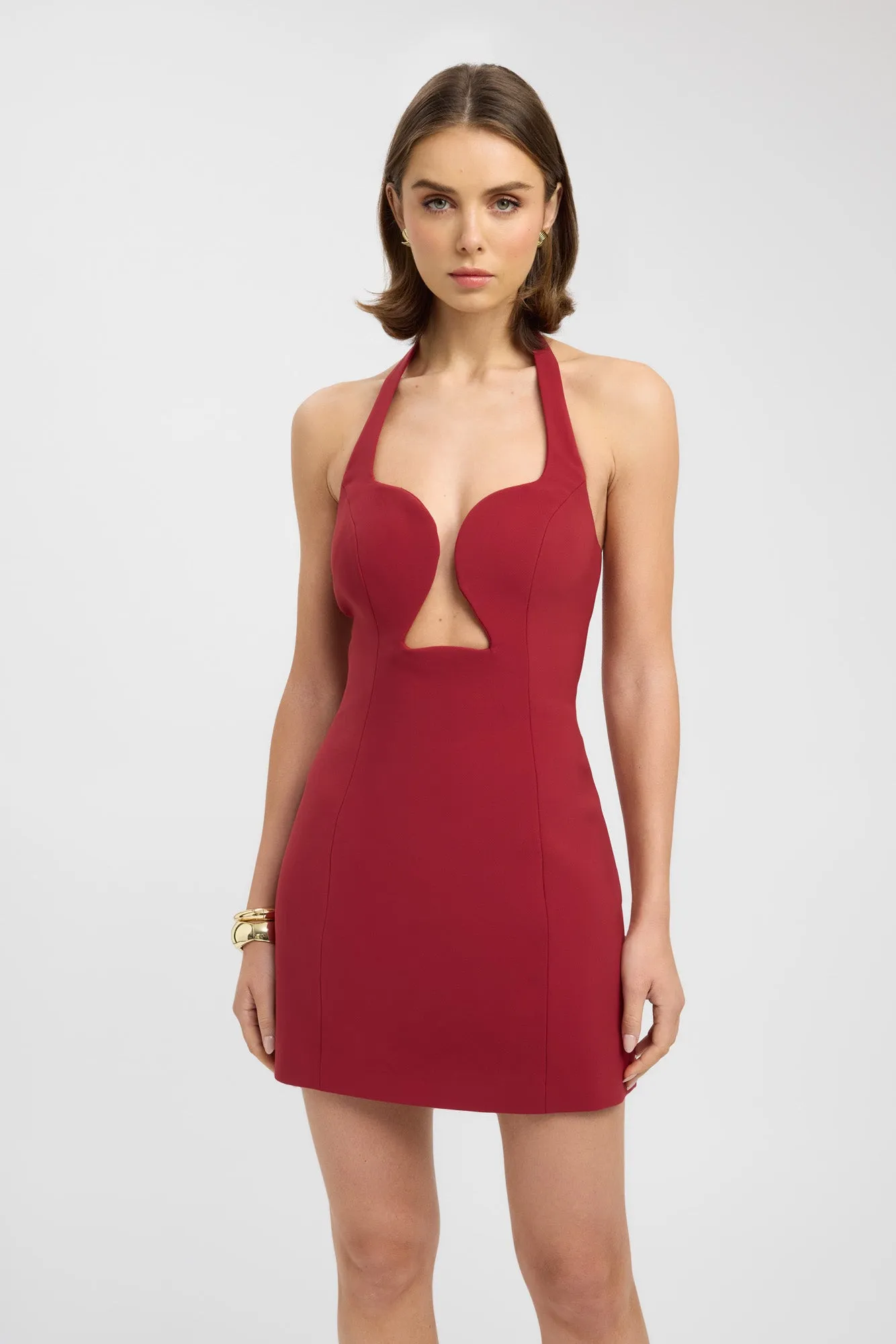 Alto Low Cut Mini Dress Crown Fit