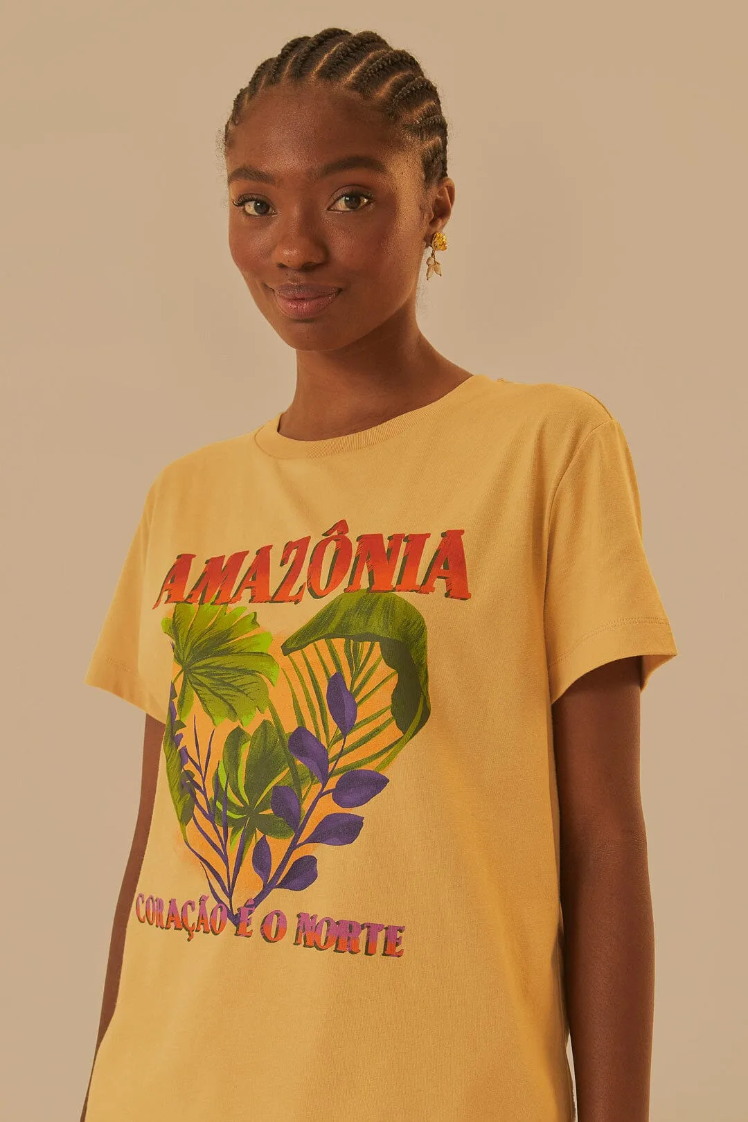 SoftTouchLining Amazonia Coracao E O Norte Fit T-Shirt