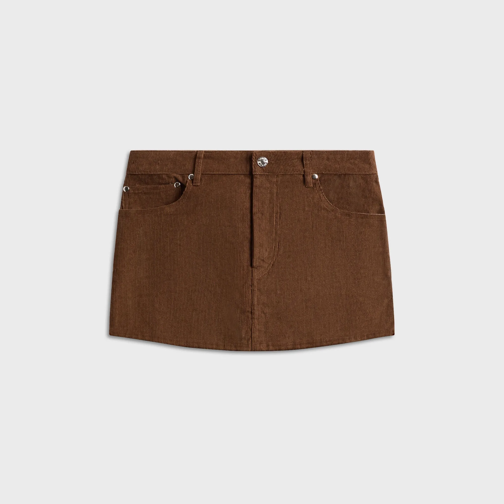 EB Denim Cherry Mini Skirt - Chocolate Corduroy Modern Tones