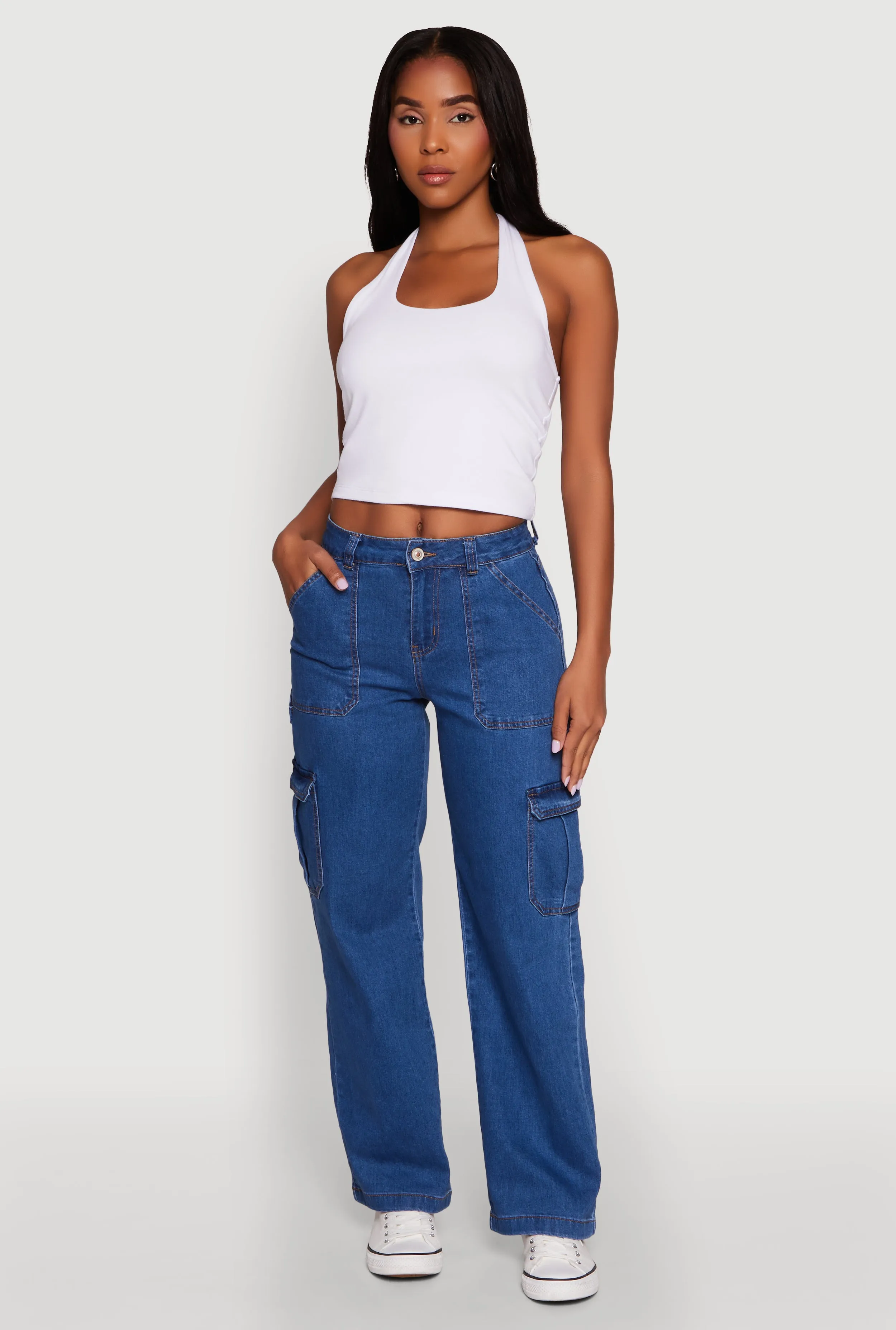 WAX Cargo Straight Leg Carpenter Jeans Sustainable Manufacturing