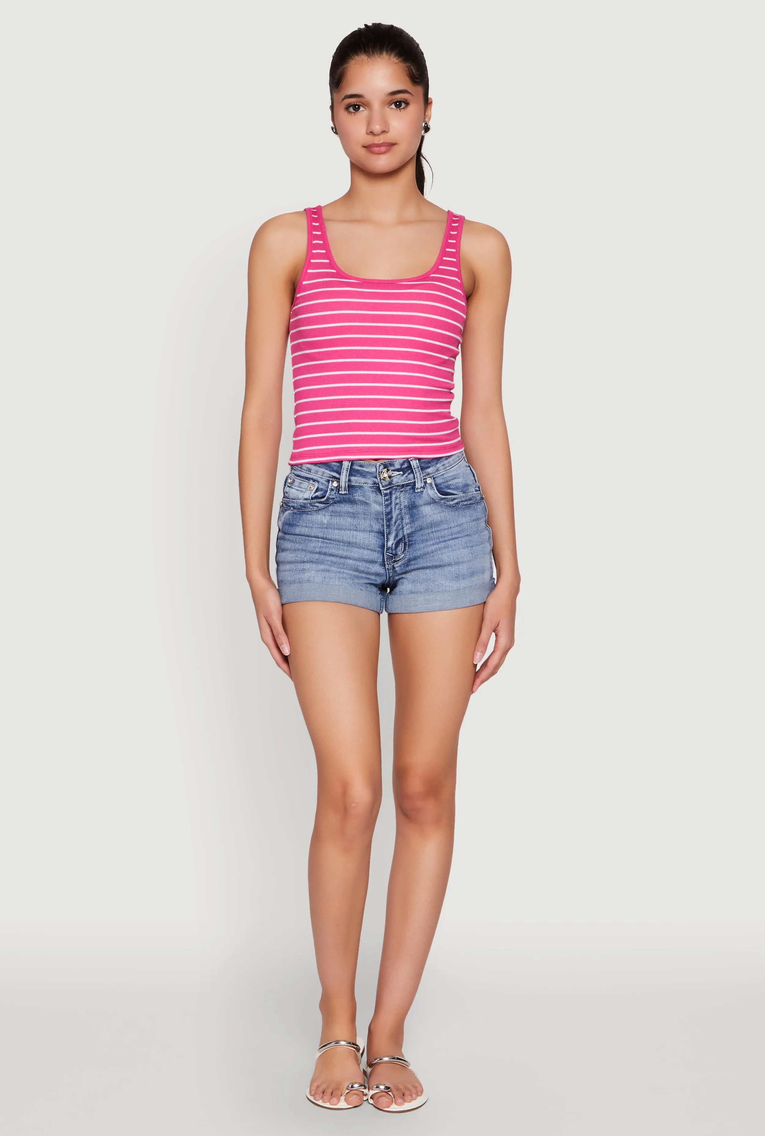 Outdoor Use suitable for professionals Basic Striped Tank Top