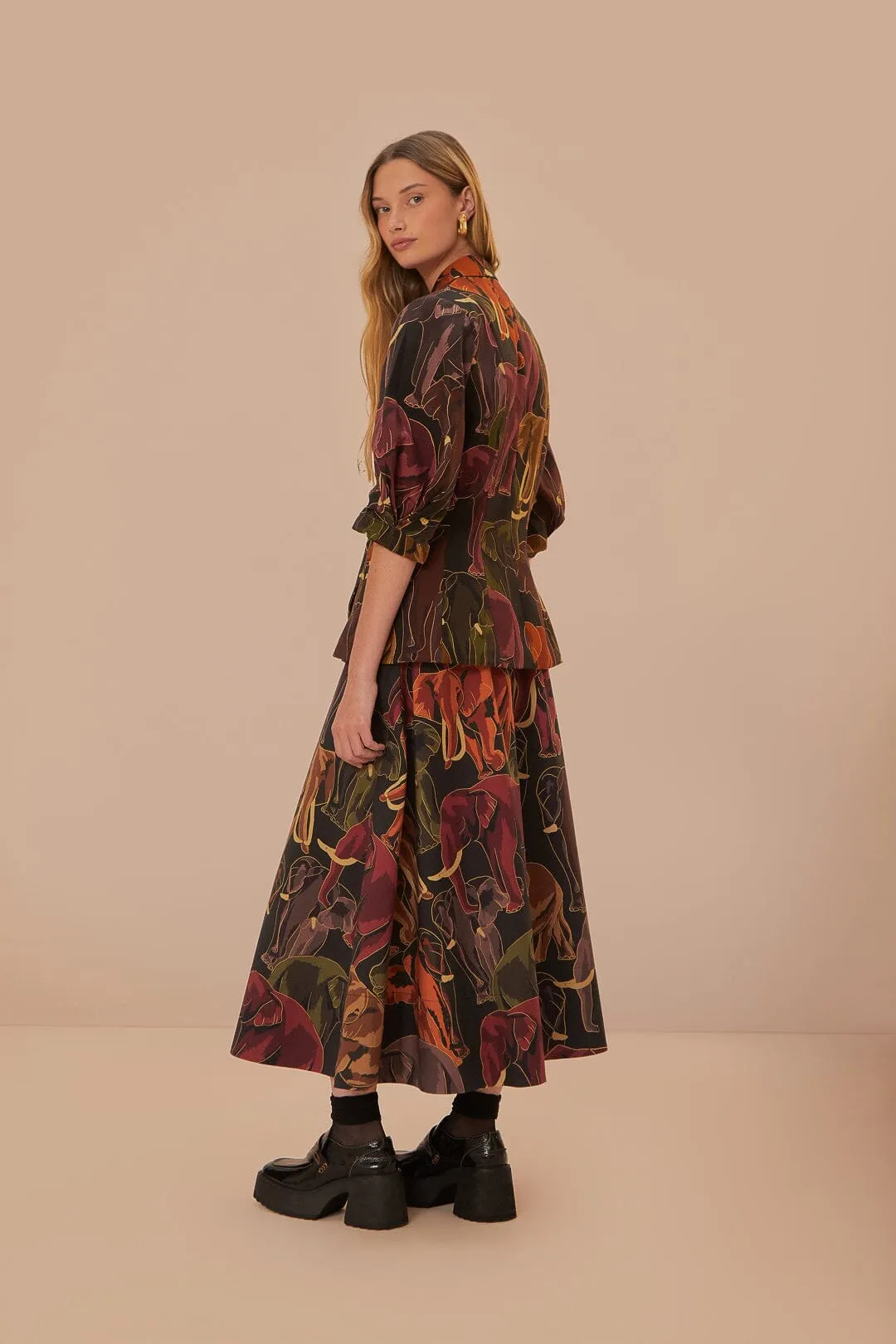 Green Elephants Skirt Light Comfort City Mood
