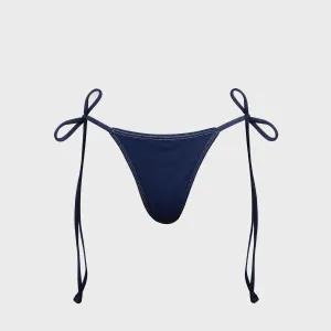 Tagless Design Frankies Bikinis x Bella Hadid Mackenzie Denim Bottom - Summer Denim