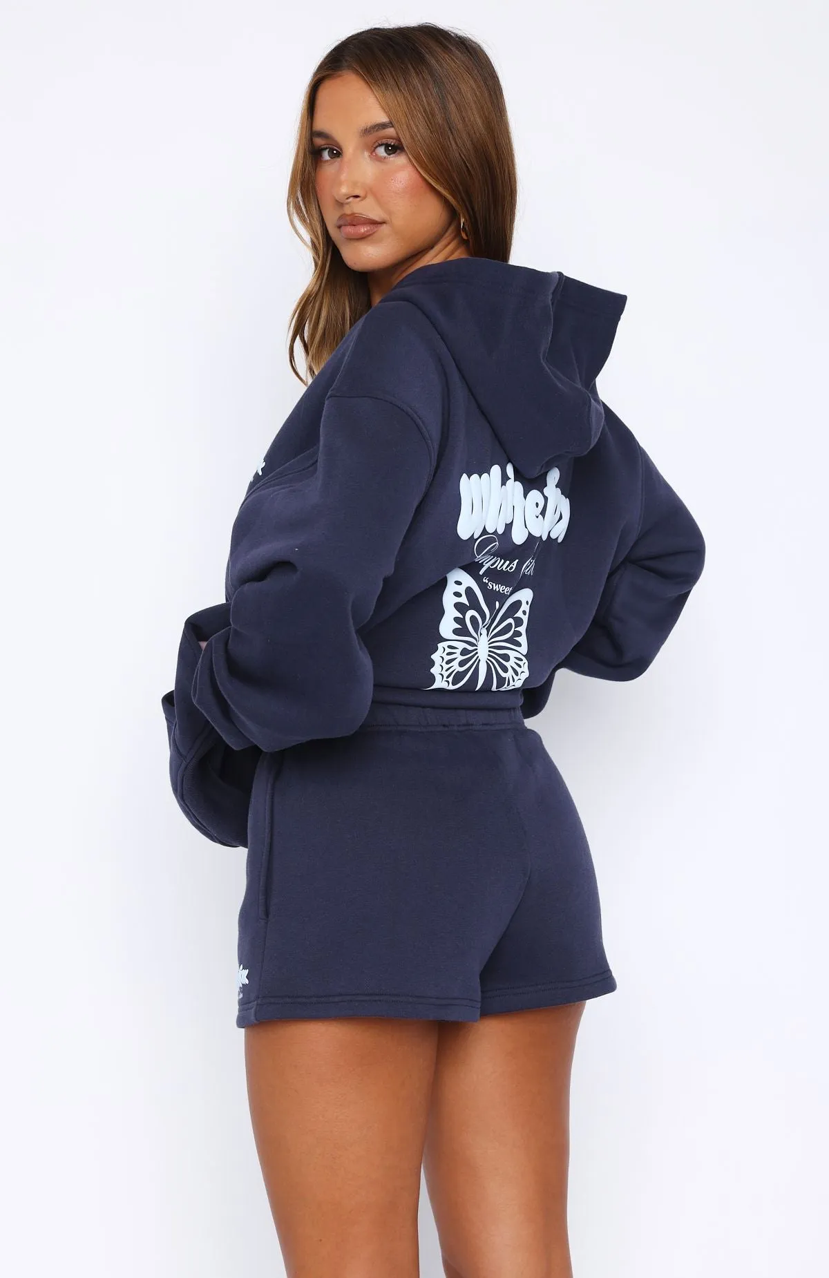 High Above Lounge Shorts Navy Soft Material