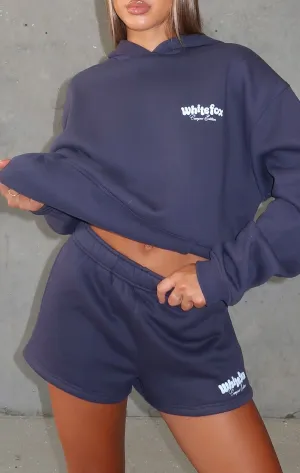High Above Lounge Shorts Navy Double Layered Panels
