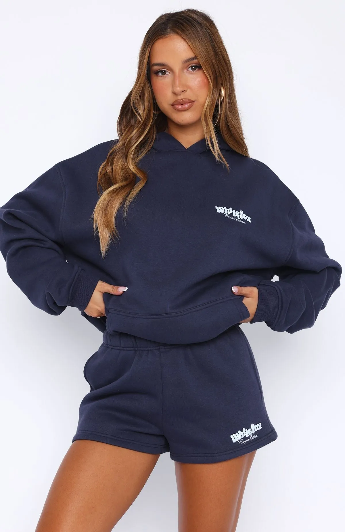 Recycled Material Trendy Mood High Above Lounge Shorts Navy