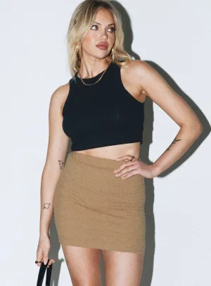 Kiarne Mini Skirt Beige Chill Mood mix and match