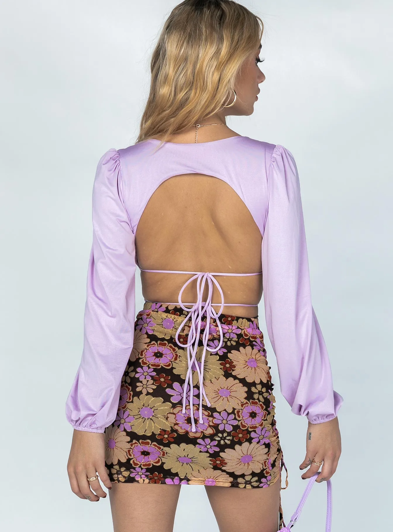 Everyday Comfort Rylan Mini Skirt Purple