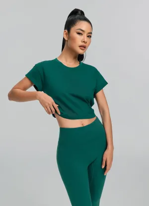 Slim fit clothing Cropped Cotton T-Shirt