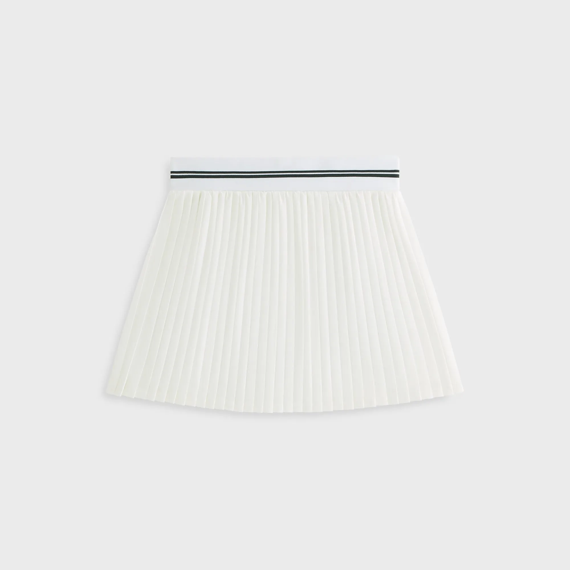 Kith Women Amaya II Pleated Skirt - White Knitted Fabric Hypoallergenic fabric