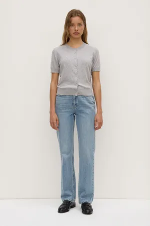 Soft Motion Semra Cotton Cashmere Short Sleeve Cardigan