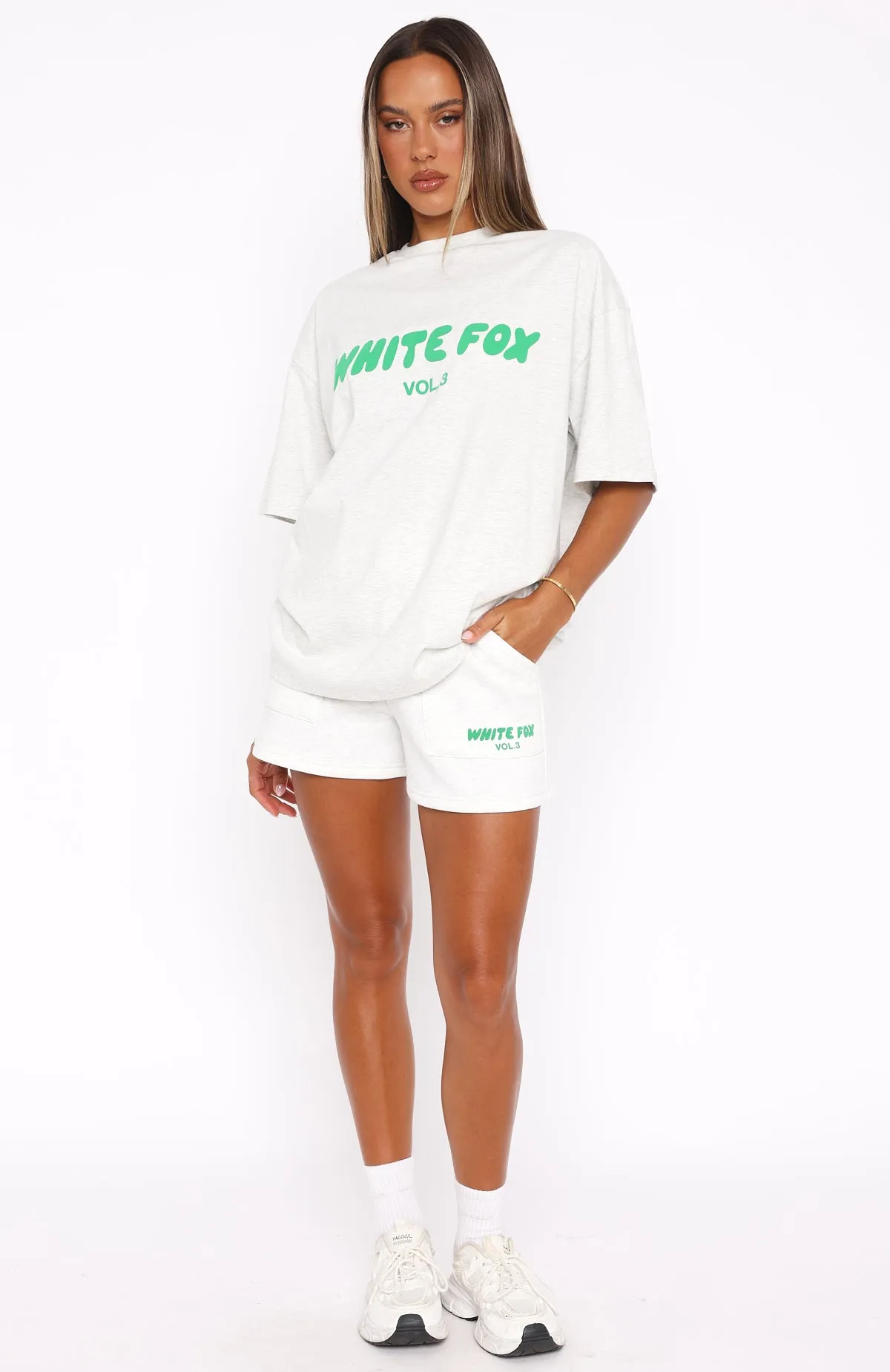Low Profile Waistband Offstage Lounge Shorts Glacier Grey