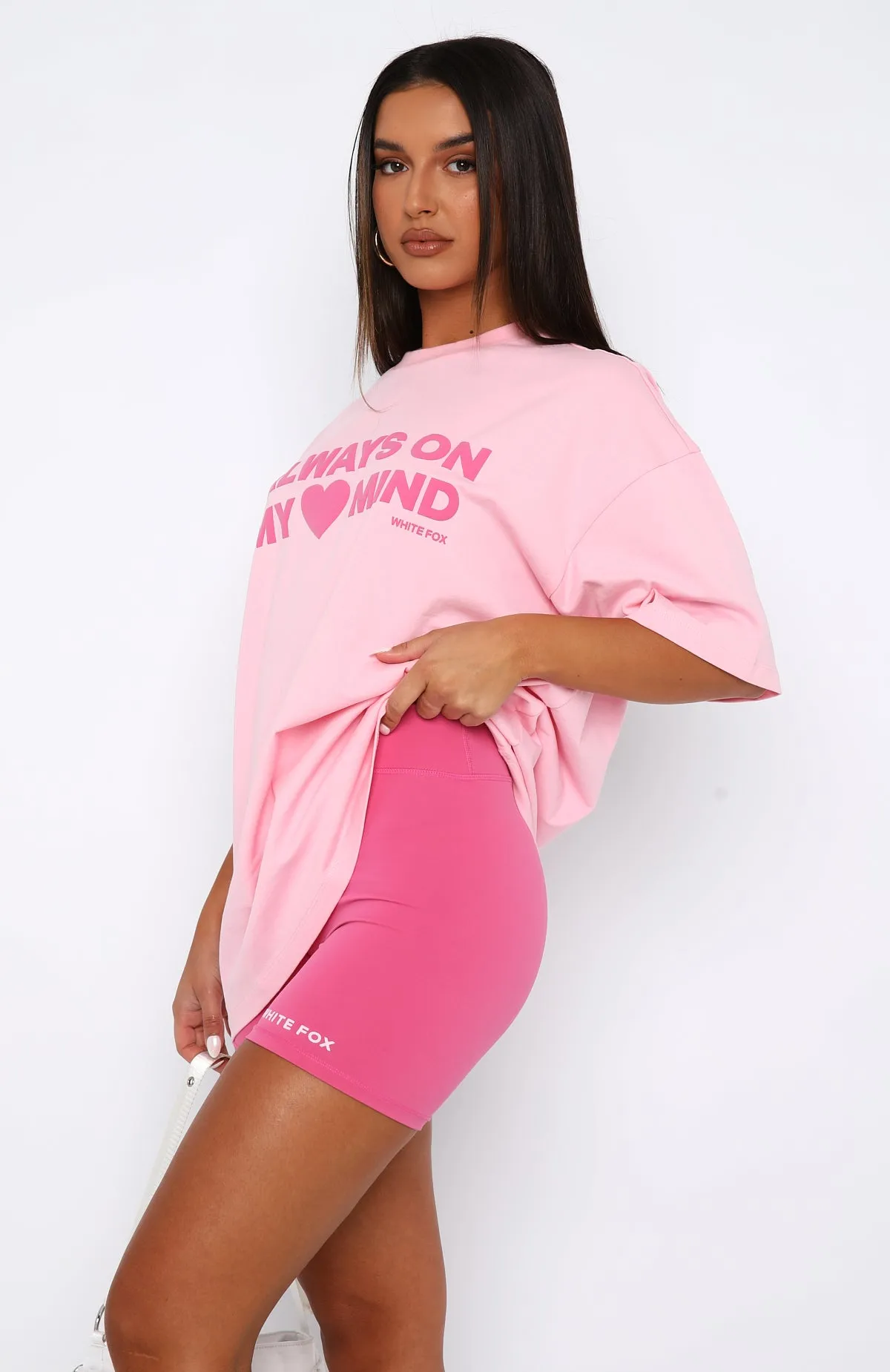 Just To Be Popular Bike Shorts Pink Breezy Comfort