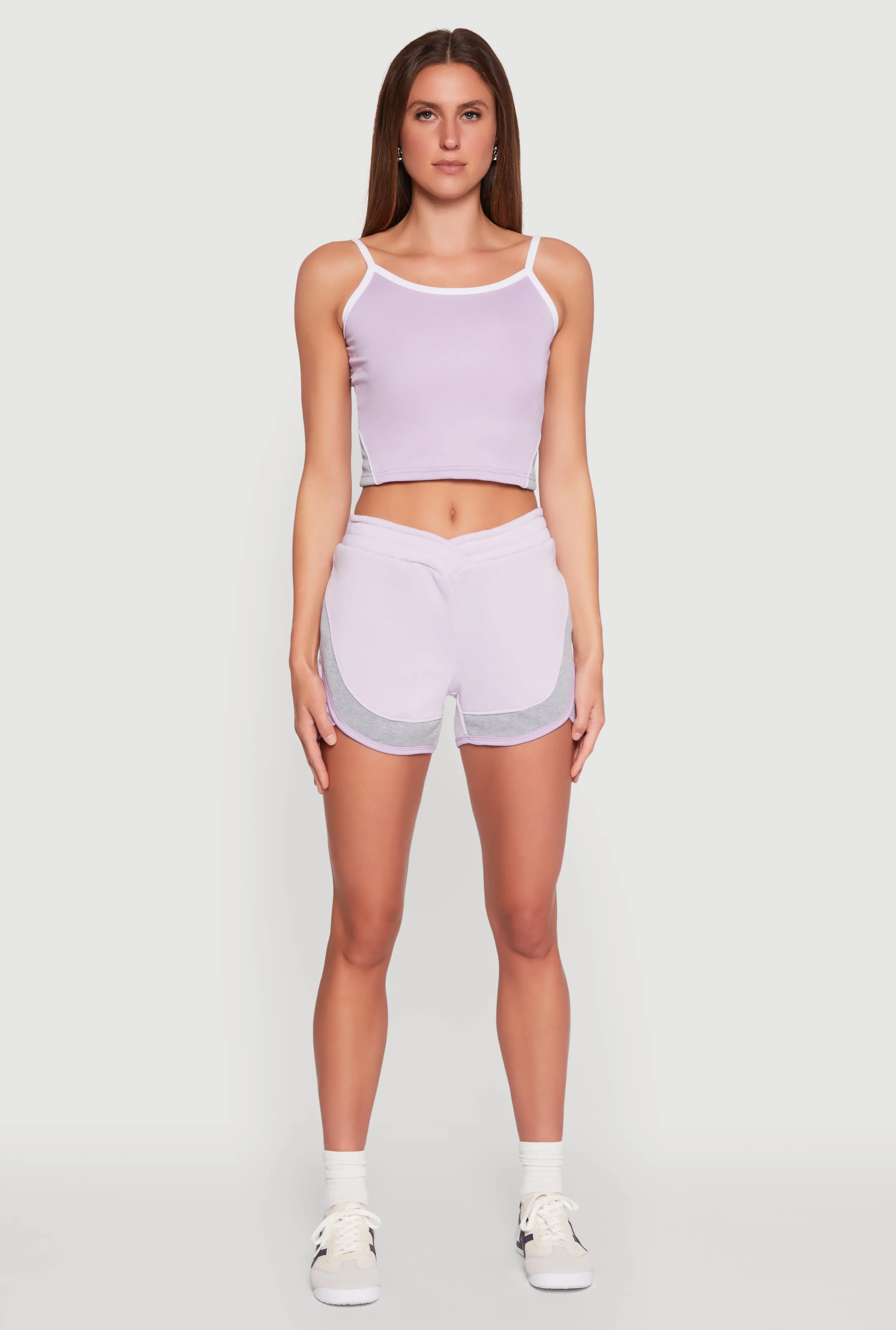 Side Marled Detail Cropped Cami powerful engine