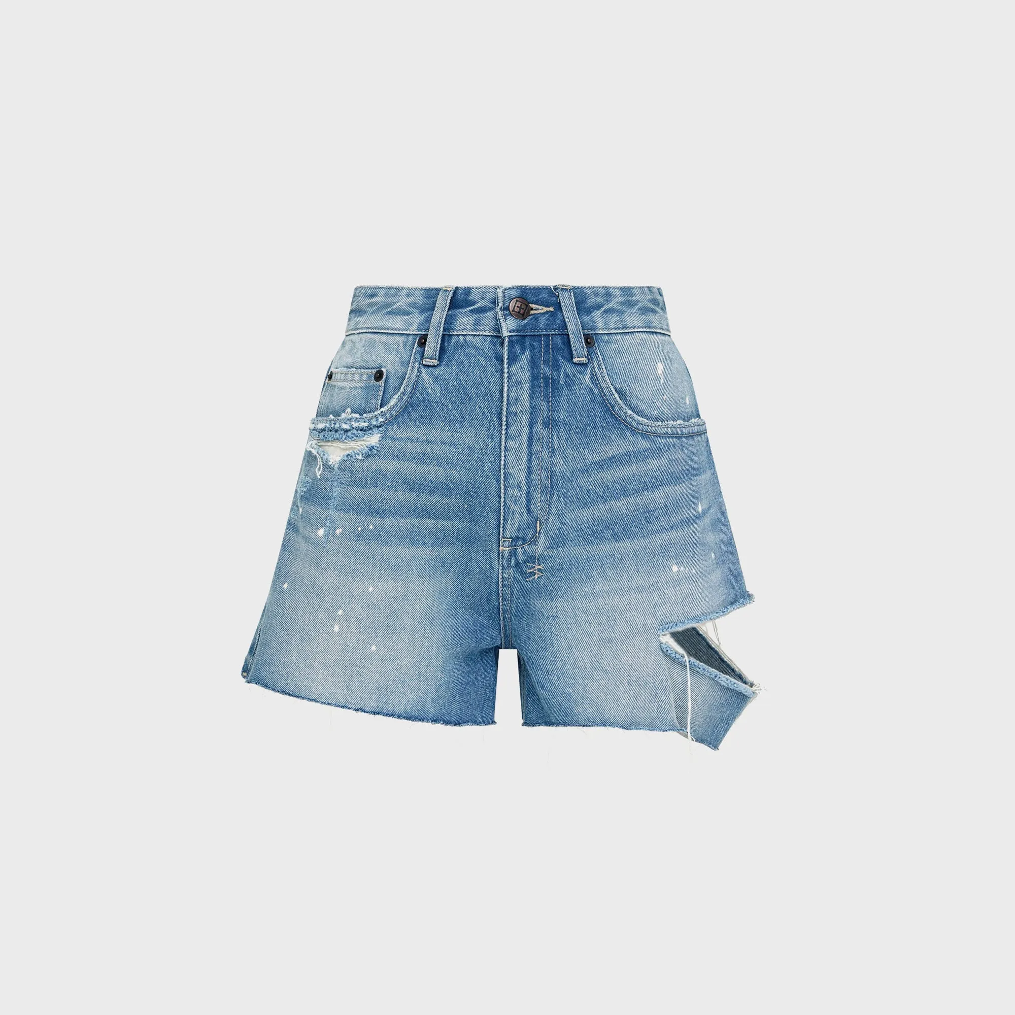 kids wear Ksubi Rise N Hi Kut Out Short - Surge