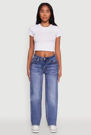 Vintage Lover Smooth Bold WAX Straight Whiskered Jeans