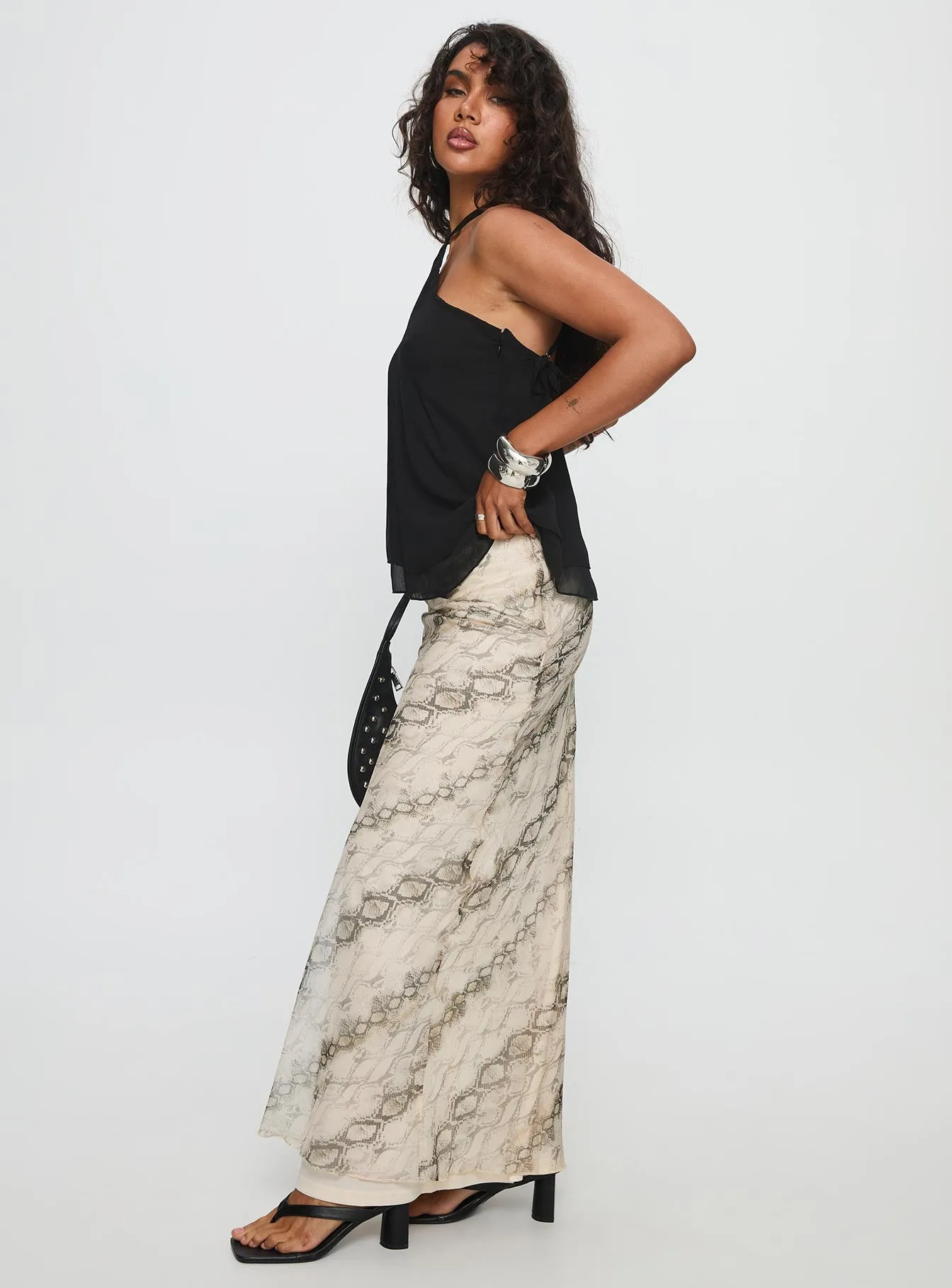 Zerisa Maxi Skirt Multi Fashion Tones