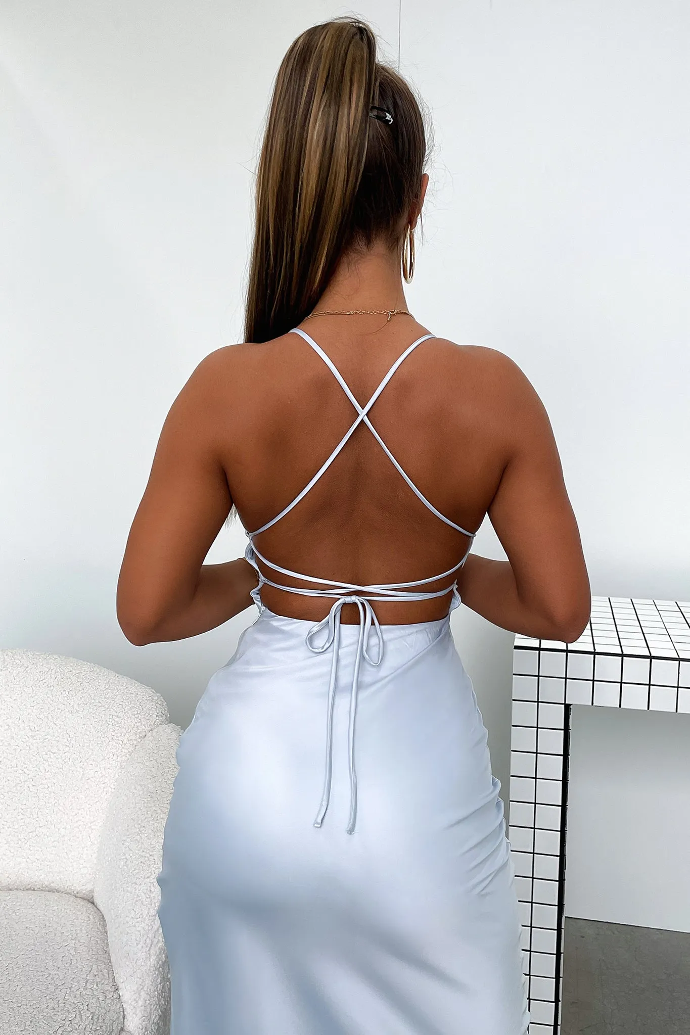 Canvas Glow Olivia Maxi dress - Baby Blue