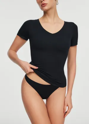 V-Neck T-shirt Essential Piece Autumn coziness