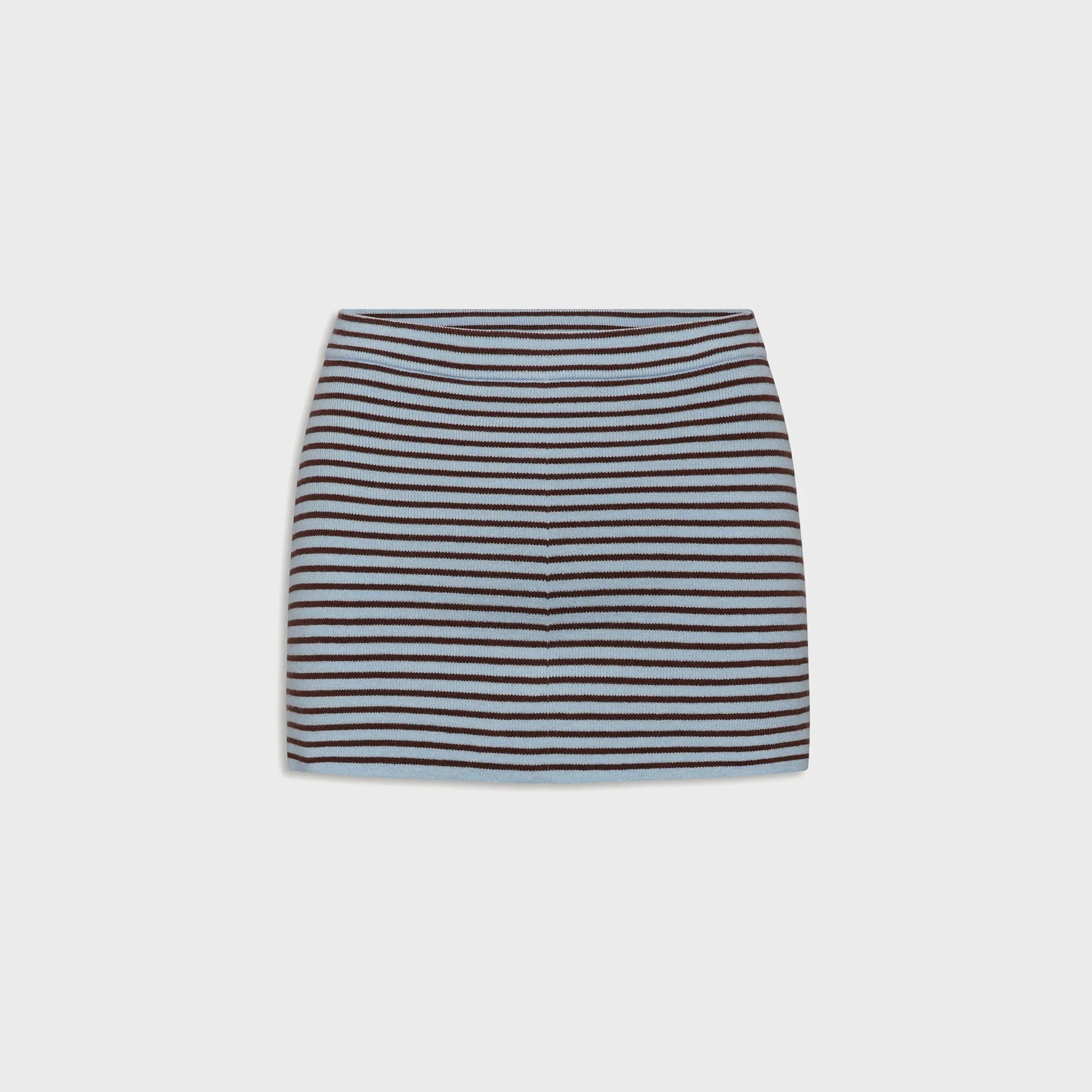 Minimal Look Frankies Bikinis Marialla Cloud Knit Skort - Montauk Stripe