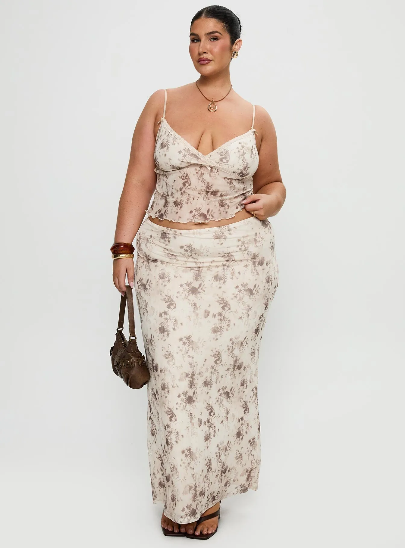 Shepherd Maxi Skirt Floral Multi Curve Classic Mood
