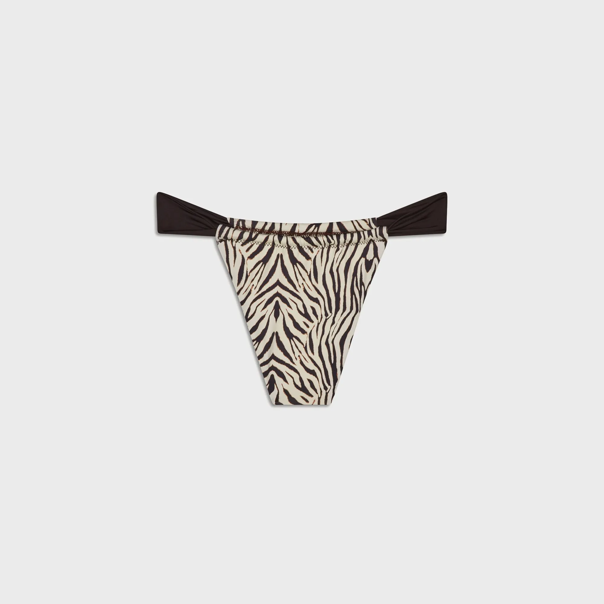 Lightweight Layering Frankies Bikinis Beckett Bottom - Zebra Print