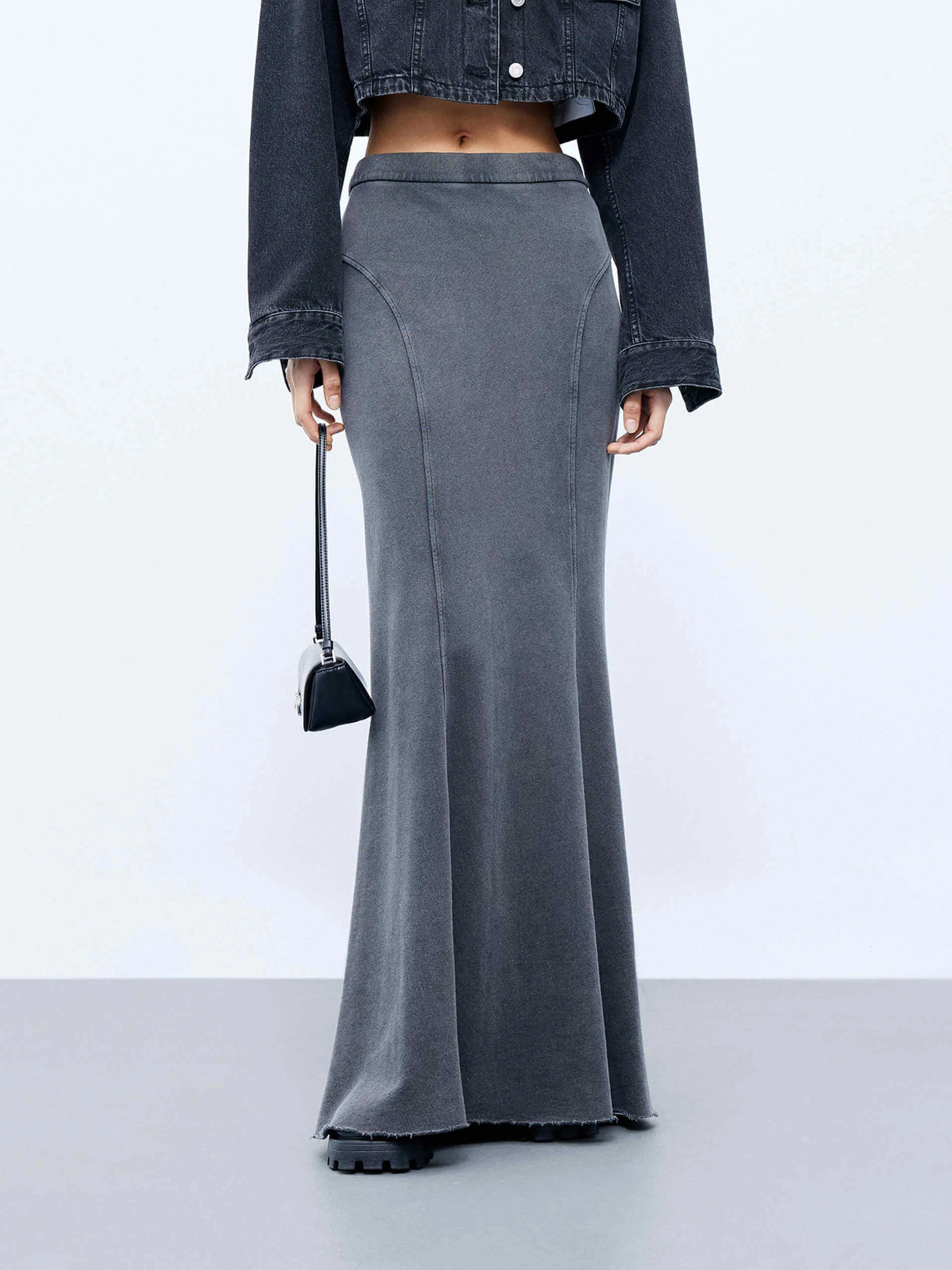 Maxi Mermaid Skirt Classic Comfort Smooth Cut
