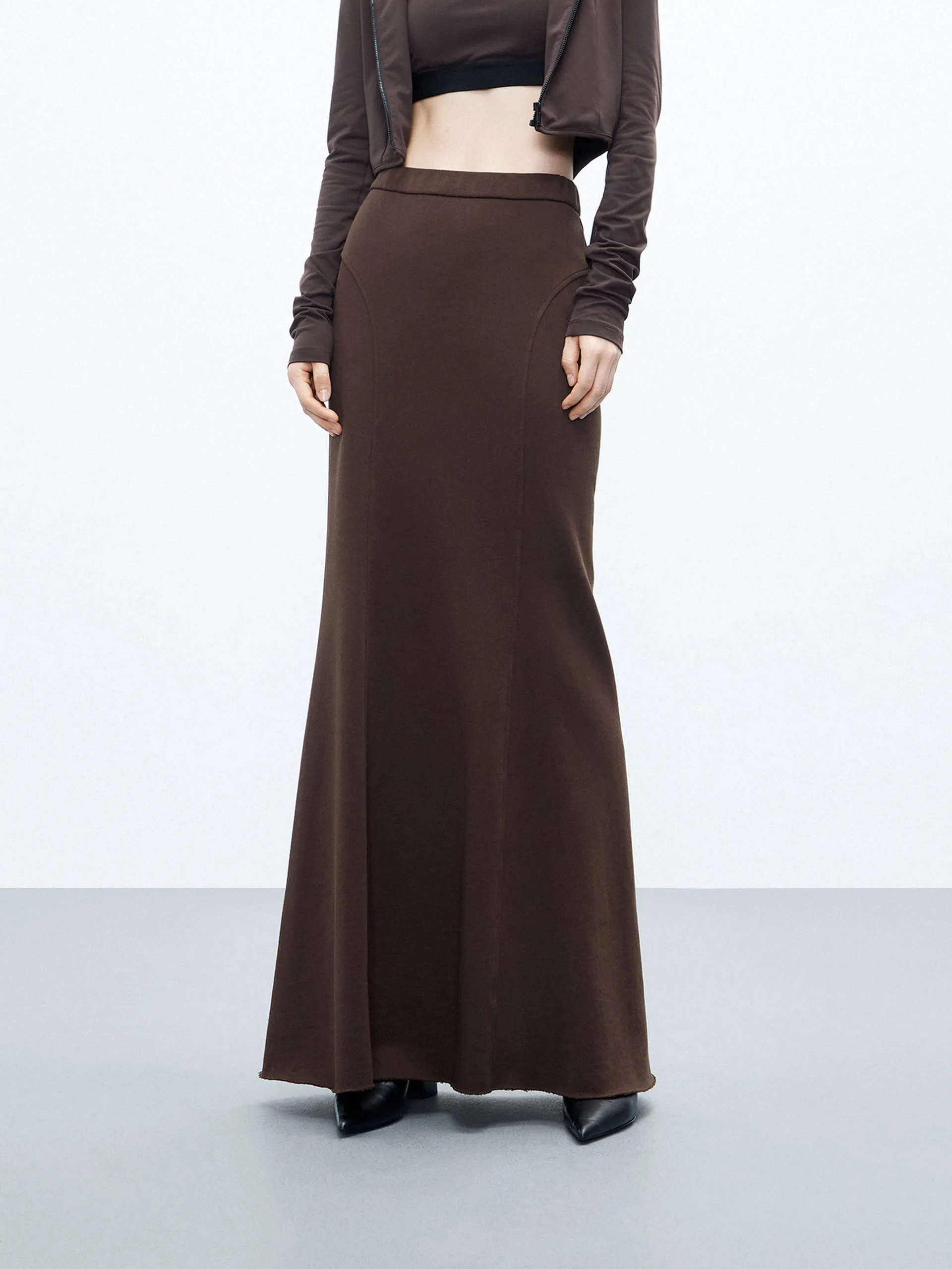 Maxi Mermaid Skirt Washable fabric Organic Cotton